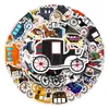 Autocollant étanche en PVC, 50 pièces, graffiti de chariot de dessin animé, guitare créative décorée, coque de téléphone, skateboard, personnalité
