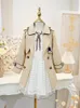 Coat 4-14 år Spring Autumn Girls Windbreaker Trench Windproof Children Kid's Mid-Längd Jacket Baby Teenagers Overrock