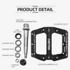 Велосипедные педали 3 подшипника Широкие велосипедные педали Сверхлегкие противоскользящие велосипедные педали с ЧПУ BMX MTB для шоссейного велосипеда Велосипедные педали с герметичными подшипниками 231023