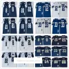 NCAA 75 번째 빈티지 풋볼 8 트로이 아이언 맨 저지 21 디온 샌더스 22 Emmitt Smith 33 Tony Dorsett 54 Randy White 88 Michael Irvin Jersey Col