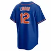 12 Francisco Lindor Mets Baseball Jerseys Kodai Senga Brandon Nimmo Pete Alonso Starling Marte Mike Piazza Darryl Strawberry Francisco Alvarez Keith Hernandez