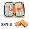 Nail Art Kits Clipper Conjunto Doméstico 10 Peça Ferramenta Portátil Corte de Aço Inoxidável Melhorar