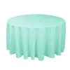 Hoteltafelkleed Effen rond polyester tafelkleed voor Kerstmis Bruiloft Hotel Restaurant Banket Decor