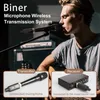 Walkie Talkie Wireless Microphone System UHF Wireless XLR -sändare och mottagare för Dynamic Microphone Audio Mixer PA System 231023