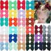 Headwear Hair Accessories 3.5Inch Baby Bows Alligator Clips Boutique Girls Barrettes Pigtail For Little Toddlers Kids In Pairs Drop De Amhwo