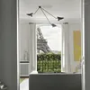 Taklampor Lampa modern aluminium unik vit art deco ljus fixtur för vardagsrum sovrum