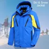 Mens Down Parkas 남자 겨울 야외 제트 스키 프리미엄 스노우 따뜻한 재킷 코트 아웃복 캐주얼 후드 가드 방수 두꺼운 양털 파카 231024
