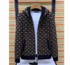 Designer Mens Hooded Jacket Windbreaker Spring Autumn Fashion Coats Män Knitwear Ytterkläder Casual Bomber Jackets Högkvalitativa herrkläder