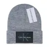 Modemerk dames gebreide muts c-k designer Beanie Cap officiële synchrone originele single 1:1 warme muts heren verjaardagscadeau H1