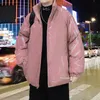 Men's Down Parkas 2023 Streetwear Winter Two Sides Wear Coat Men Solid Color Bubble Jacket Oversized Warm Korean Fashion Puffer 231023