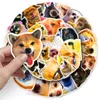 50個のオンライン有名人の犬の表現パックかわいい漫画クリエイティブウォータープルーフ装飾