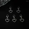 Keychains Punk Hollow Heart Charms Key Chains Holder Metal Keyrings For Bags Keys Party Creative Vintage Jewelry Wholesale Gifts