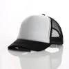 Boné de beisebol infantil, 21 cores, bonés de malha para adultos, bonés de caminhoneiro em branco, chapéus snapback, bonés para meninas, meninos e crianças pequenas