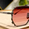 Mode solglasögon för män kvinnor sommardesigners marbot amerikansk höggata utomhus stil anti-ultraviolet retro platta metall oval full ram slumpmässig låda q5dz