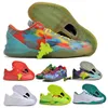 Kobes 8 Protro Halo Basketball Shoes Men Mamba 8s Easter GC Venice Beach Grinch ZK8 KB8 VIII System 2023 Man Trainer Sneakers Size 7 - 12