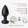 Silicone butt anal plug vibrador bala brinquedos sexuais para mulher massageador de próstata vibrador butt plug para homens gay adulto lésbica