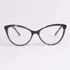 Kanaldesigner solglasögon toppkvalitet mode lyxig original av samma stil glas ram 3393 platta kattögon glasögon ram myopia platt ljusglasögon