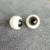 Bonecas olhos de vidro bola redonda globos oculares móveis acessórios para bonecas 18mm presentes 231024