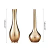 Vasen 2PCS Mini Vase aus reinem Kupfer Golddekor Wohnzimmer Antike Vase Einzigartige Blumenvase Nordic Vase Hot GoldenL23/10/23