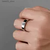 Anillos de boda COSFIX D Color 1CT Moissanite Anillo para hombres 925 Plata de ley Simulación Diamante Alianza de boda Corte redondo clásico con anillo GRA Q231024