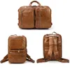Briefcases Cowhide 14 Messenger Fit Briefcase Laptop Men Document Bag Business Handbags Leather Tote Man Travel Inch