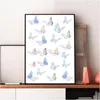 Wall Stickers 3D Butterfly Decor 4 Styles 3 Sizes Birthday Decorations Party Cake Removable Room For Kids Nursery Classroom Wedding La Aml6L