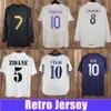 05-06 11-12 RAUL Mens Retro Soccer Jerseys ALONSO SEEDORF ZIDANE CANNAVARO SERGIO RAMOS Football Shirt Long sleeve Uniforms