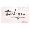 9 x 5,4 cm große Grußkarten „Vielen Dank für Ihre Bestellung“ für Geschäfts- und Büropakete, Briefpapier, Nachrichten, Bäckereibedarf