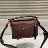 Umhängetasche aus Wildleder, Designer-Tasche, Handtasche, hochwertige Umhängetaschen, Damen-Einkaufstasche, geometrische Puzlebag, Luxus-Tragetasche mit Griff, kleine Handtasche 231015