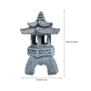 Decorazioni da giardino Luci decorative solari Lanterna da esterno Pagoda Statua da giardino Accessori Zen cinese Scultura giapponese Stile giapponese asiatico 231023