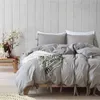 Conjuntos de cama Cor Sólida Home Lace Up King Size Set Twin Borboleta Rainha Duveta Capa Rosa Quilt e Fronhas Sem Folhas 231023