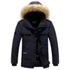 Parkas pour hommes Marque hiver fourrure à capuche Parkas hommes duvet de canard veste de neige manteaux coupe-vent épaissi -30 degrés garder au chaud vêtements d'extérieur M-6XL J231024