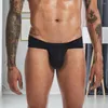 Sous-vêtements hommes slips U convexe Boxer sans contrainte taille basse 3D doux respirant couleur unie sous-vêtements élastiques