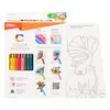 Ручки для рисования Deli, акварельный карандаш, 12, 24, 36 цветов, ручка для рисования, художественный набор, детский набор акварельных карандашей для рисования, эскизов, 231023