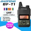 Walkie Talkie Baofeng BF-T1 Walkie Talkie Radio bidirezionale UHF 400-470 MHz BF T1 Mini Walkie-talkie Citofono wireless portatile tenuto in mano 231023