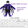 cosplay Eraspooky 3-4T Realistische Paarse Spin Cosplay Peuter Jumpsuit Halloween Kostuum voor Kinderen Kinderen Romper Party Fancy Dresscosplay