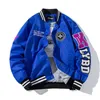 Pelliccia da uomo finta marca uomo bomber giacca ricamo streetwear donna casual giacche con cappuccio primavera autunno hip hop baseball coppie capispalla 231024