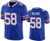 2024 Josh Allen Football Jersey 0 Keon Coleman Matt Milano Damar Hamlin Dalton Kincaid Von Miller Gabriel Davis Poyer Cook Kaiir Elam Dawson Knox Gregory Kelly