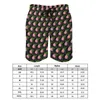 Men's Shorts Board Pink Water Retro Swim Trunks Floral Print Man Quick Dry Sports Fitness Oversize Beach Short Pants