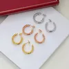 Hoop Earrings Luxury Boutique Fashion Stud Anti-allergy Party Studs