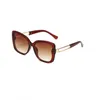 07J72 Herren-Designer-Sonnenbrille, Damen-Sonnenbrille, Cateye-Mode-Sonnenbrille, schwarze dunkle Gläser, Sonnenbrille, Retro-Brille, Herren, UV400-Schutz