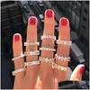 Band Ringe Kristall Ring Cz Zirkon Verlobung Hochzeit Band Ringe Für Frauen Männer Finger Party Schmuck Drop Lieferung Dhgarden Otpfh