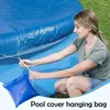 Sacs de rangement Couverture de piscine Poids Anti UV HDPE Parasol Piscine extérieure Fermeture Fournitures d'eau pour la sécurité hivernale