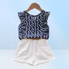 Kledingsets Meisjes Set Zomer Babymeisjeskleding Sorteer Mouw T-shirt + Shorts 2 Stuks Pakken6893801