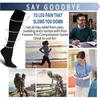 Chaussettes de Compression pour hommes, Promotion de la Circulation sanguine, amincissantes, Anti-Fatigue, confortables, couleur unie, 20-30mmhg