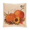 Kussensloop Halloween Thanksgiving Day Pompoen Zonnebloem Sierkussensloop Kussensloop Kussensloop Decor Decoratieve kussensloop Slaapkamer 231025