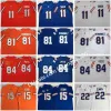 Maillot vintage Mens Football Florida Gators 81 Aaron Hernandez Jersey 11 Kyle Trask 84 College Pitts 15 Tim Tebow Emmitt Smith Bleu Blanc Ou