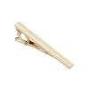 6CM Gold Tie Clips Business Suits Shirt Necktie Tie Bar Fashion Jewelry for Men Top Quality