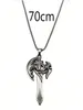 Pendentif Colliers 1pcs Runes Axe Hommes Acier inoxydable Hachette Amulette Bijoux scandinaves