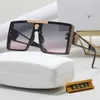 Designer zonnebrillen voor dames en heren Fashion Model Speciale UV400-bescherming Letters Groot been Dubbel balkframe Outdoor Luxe design Dameszonnebril 8262